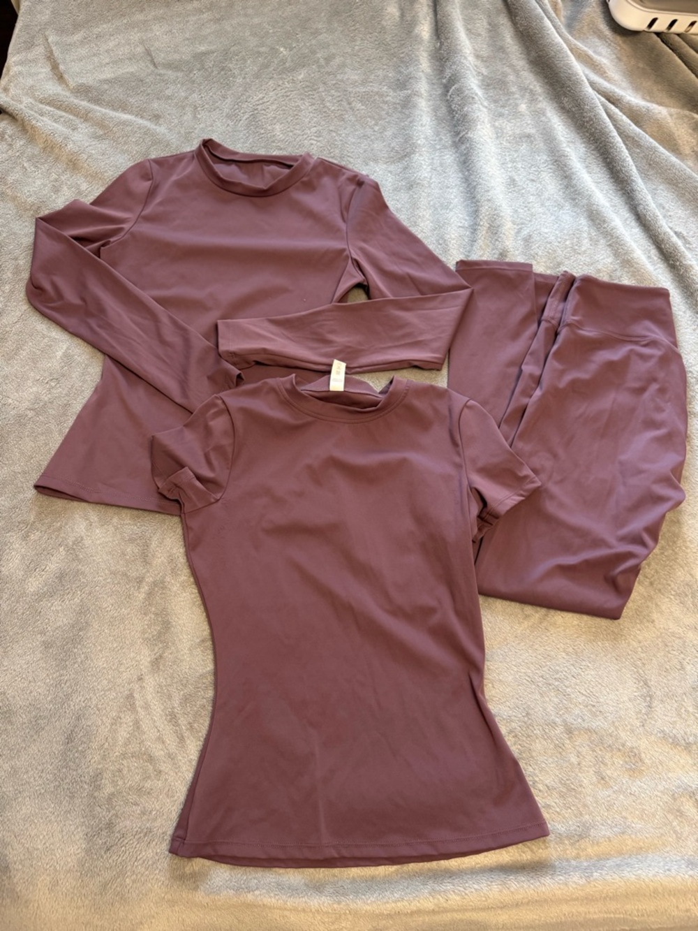 Women's Activewear Set - Top, Tee & Leggings